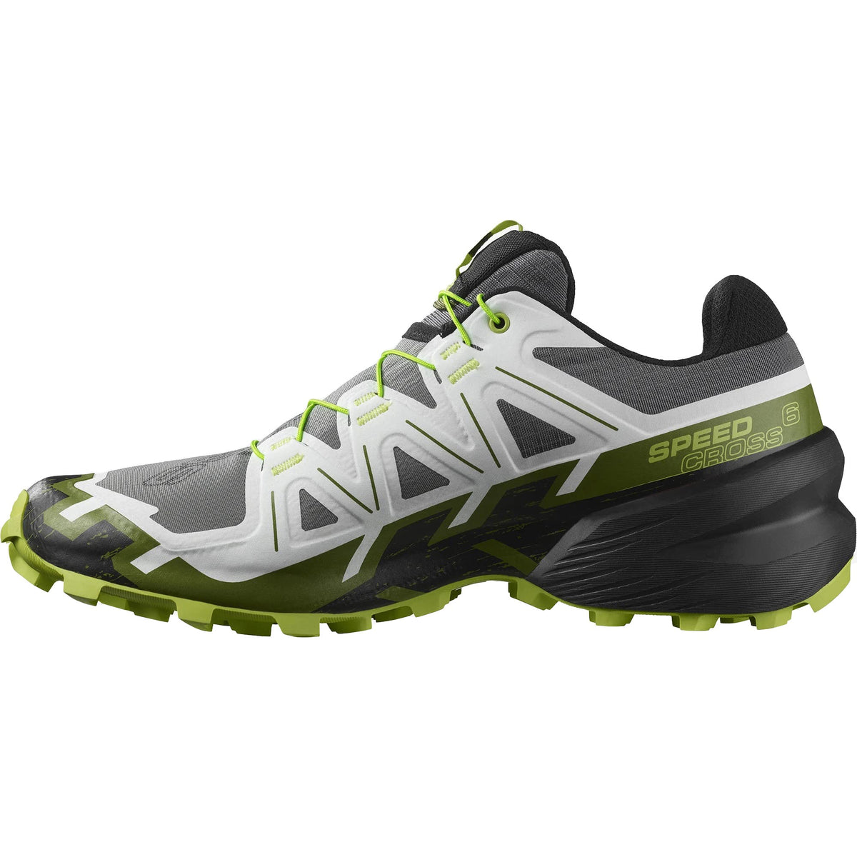 Salomon Speedcross 6 Black/White/Acid Lime 9 D (M)