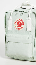 Fjallraven Women's Kanken Mini Backpack, Mint Green/Cool White, One Size