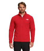 THE NORTH FACE Textured Cap Rock 1/4-Zip Fleece Jacket - Men's TNF Red, S