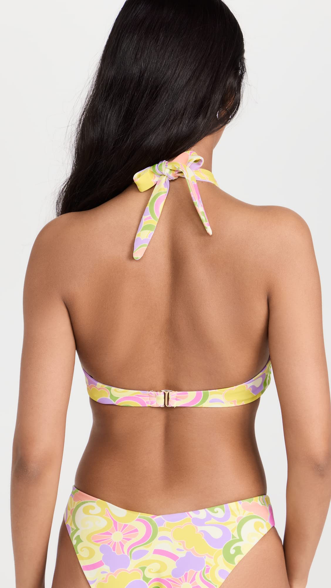 Beach Riot Women's Brandy Bikini Top X-Large Psychedelic Sunshine