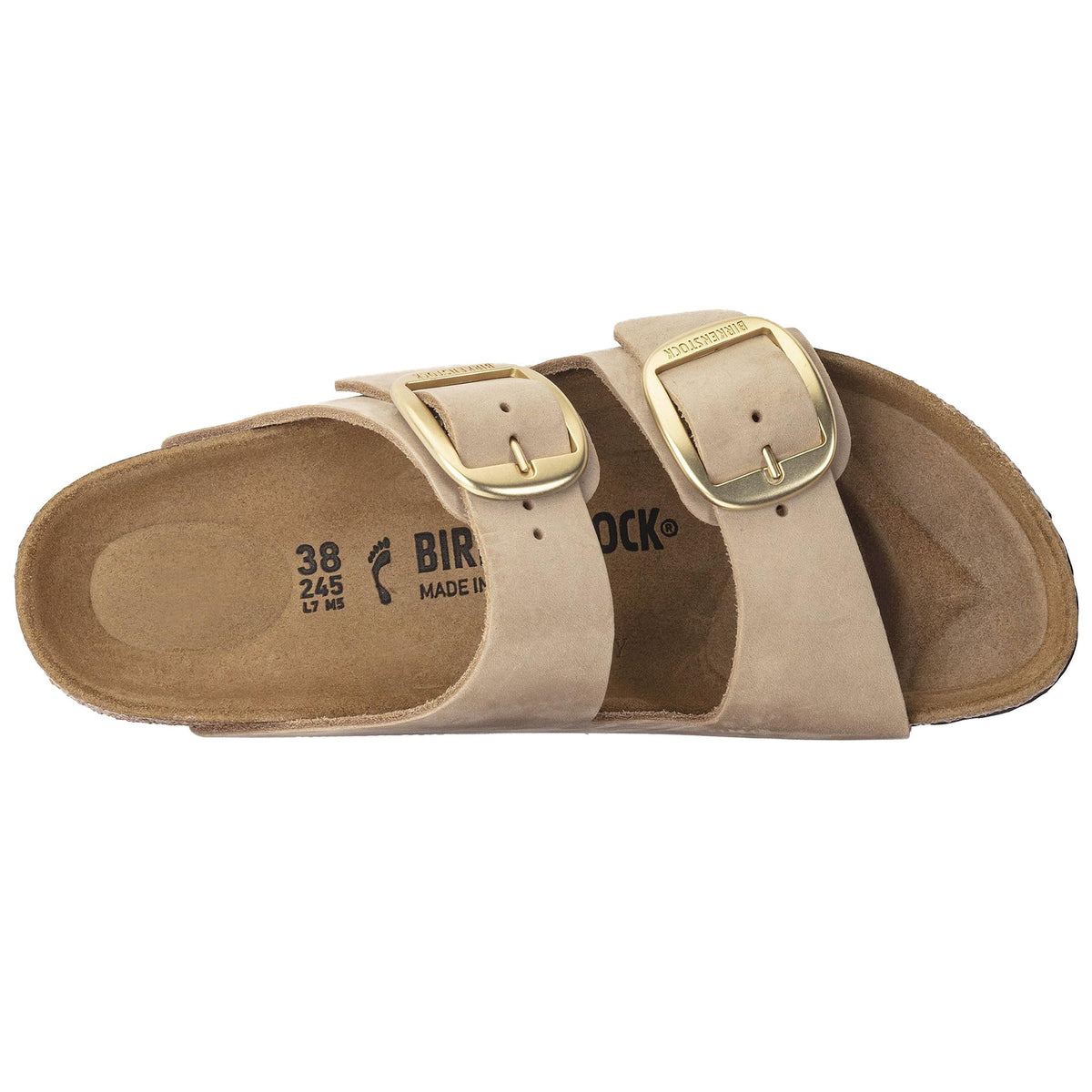 Birkenstock Women's Arizona Big Buckle Sandals, Sandcastle, EU36 (5-5.5US)
