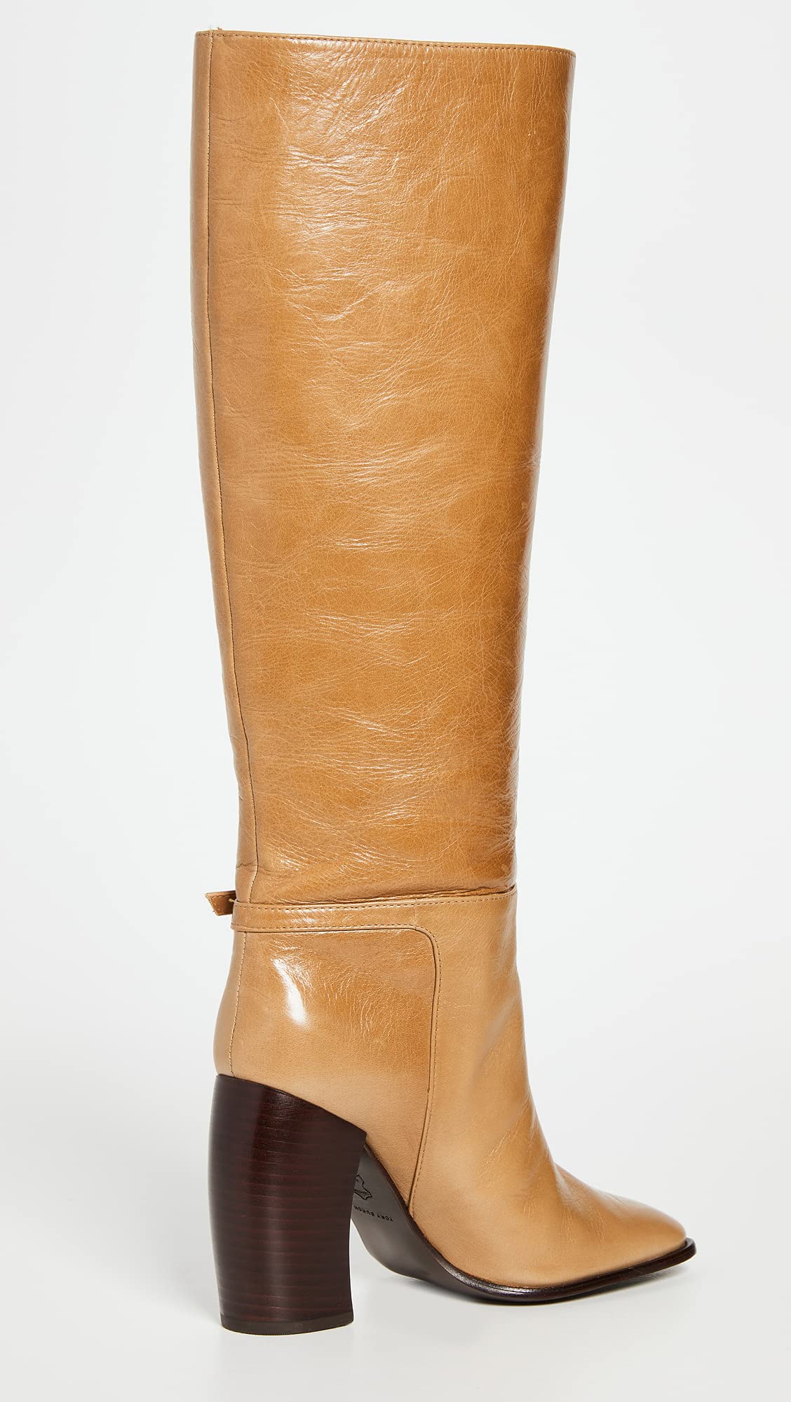 Tory Burch Women's Banana Heel Boots, Butterscotch, Tan, 7 Medium US