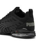 PUMA Mens Voltaic Evo Cross Trainer, PUMA Mens Black-Stormy Slate-for All Time Red, 14