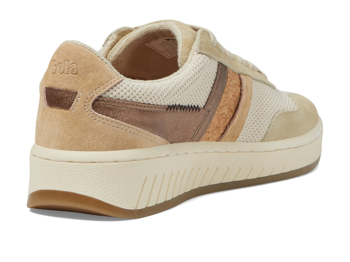 Gola Women's Grandslam Mode Sneaker, Wheat/Oat/Bronze, 8