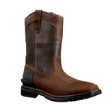 Carhartt Men's Montana 11" Waterproof Steel Square Toe Wellington 15 Wide Brown/Burnt Olive