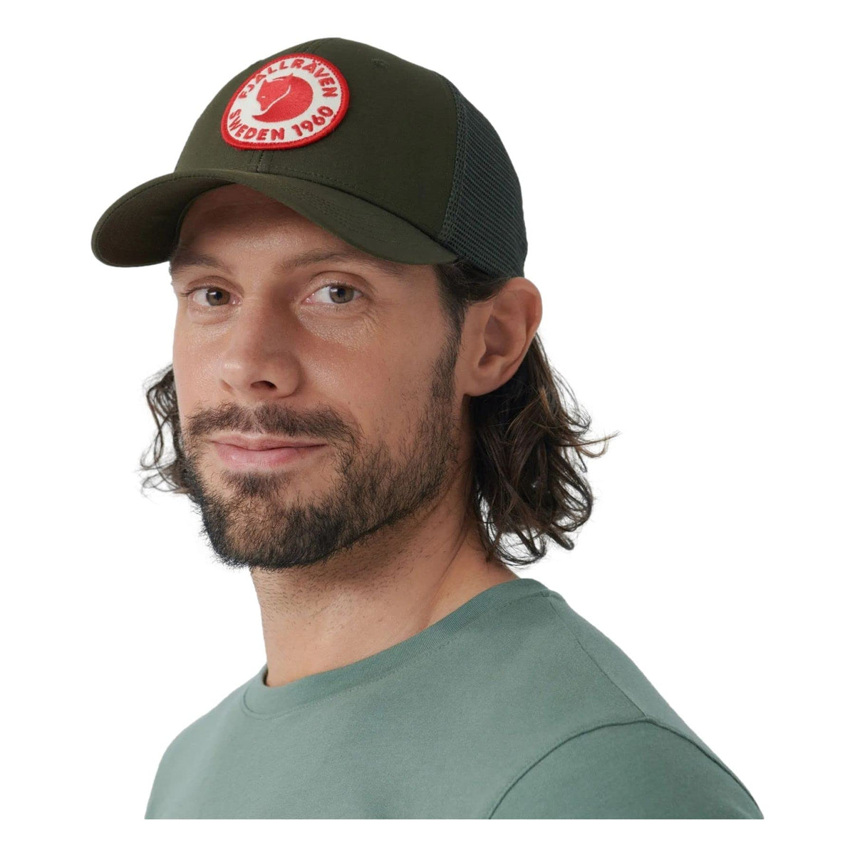 Fjallraven 1960 Logo Langtradarkeps - Patina Green Small/Medium