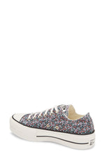 Converse Women's Sneaker 7 AU Black Multi Flowers White
