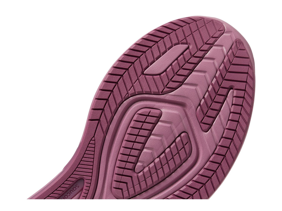 Saucony Women's Omni 22 Sneaker, Cloud/Orchid, 7.5 Wide