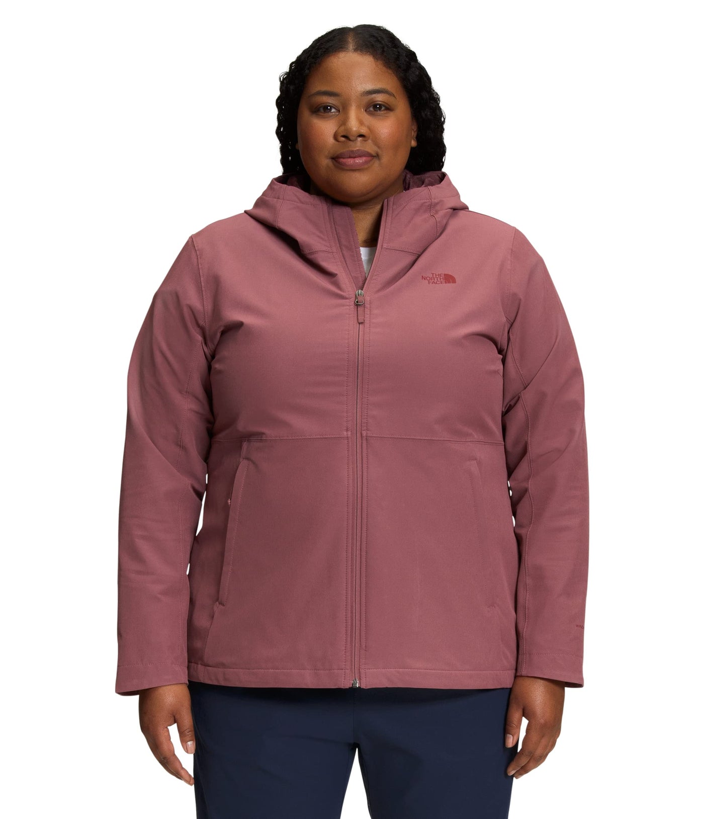 THE NORTH FACE Women's Shelbe Raschel Hoodie (Standard and Plus Size), Wild Ginger, 3X