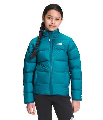 THE NORTH FACE Teen Reversible Andes Jacket, Deep Lagoon, X-Large