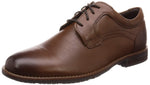 Rockport Men's Waterproof Dustin Plain Toe Business Shoes - brown -