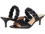 Coach Mollie Sandal Black Smooth Leather 5 B (M)
