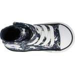 Converse Girl's Chuck Taylor All Star Unicorn Print Velcro High Top Sneaker 5 Toddler Navy/Black/White