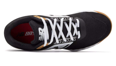 New Balance 3000v4 Fresh Foam Turf Baseball Shoe - Black White Black White / 10.5