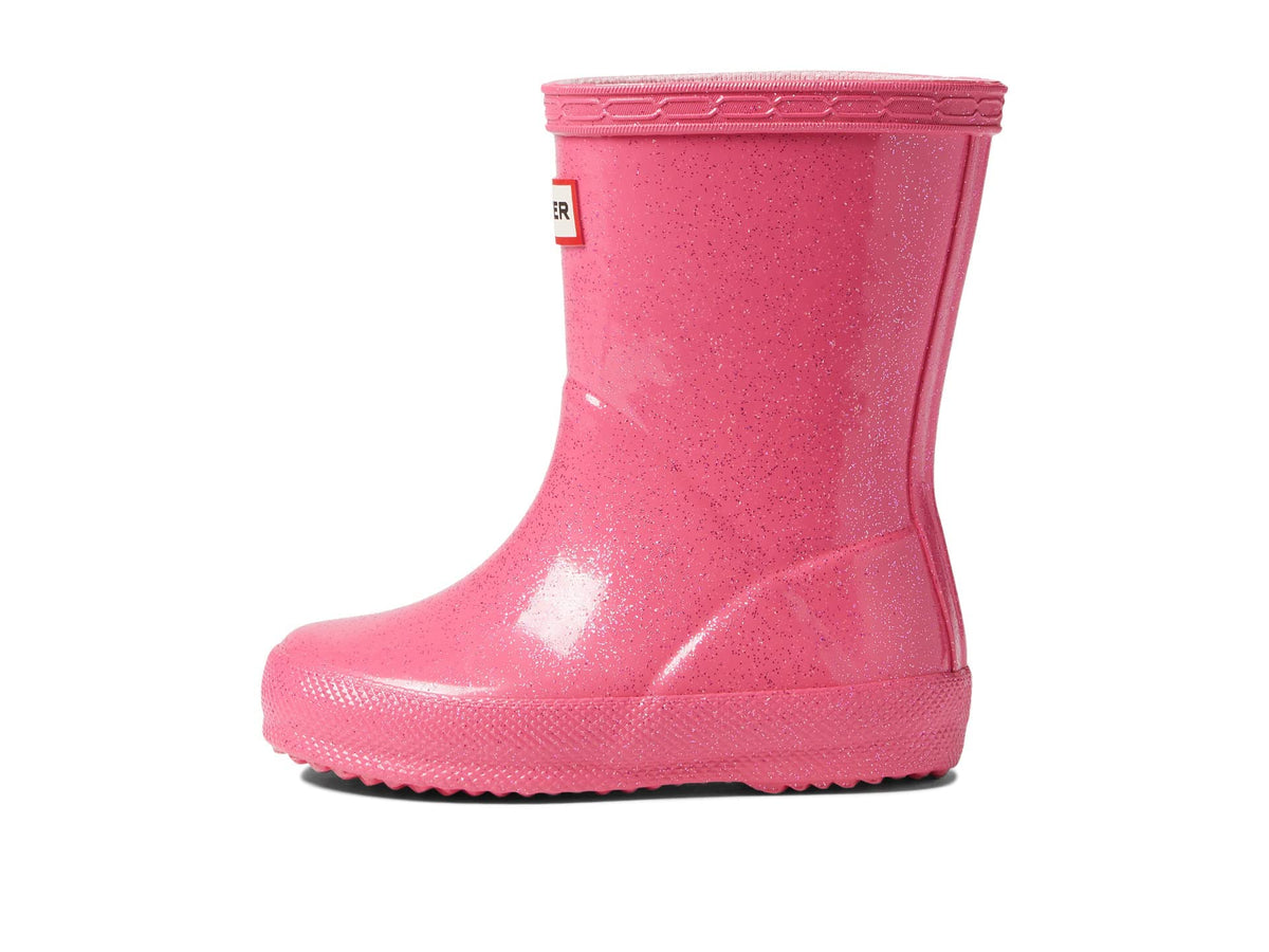 Hunter Little Kids First Classic Starcloud Rain Boot, Arcade Pink, 9