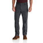 Carhartt Men's Rugged Flex Relaxed Fit Canvas Double-Front Utility Work Pant 34W x 32L Shadow