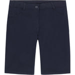 Nautica Girls' Big School Uniform Bermuda Shorts, Pull-on Fit, Stretchy Material, Functional Pockets, Navy, 8