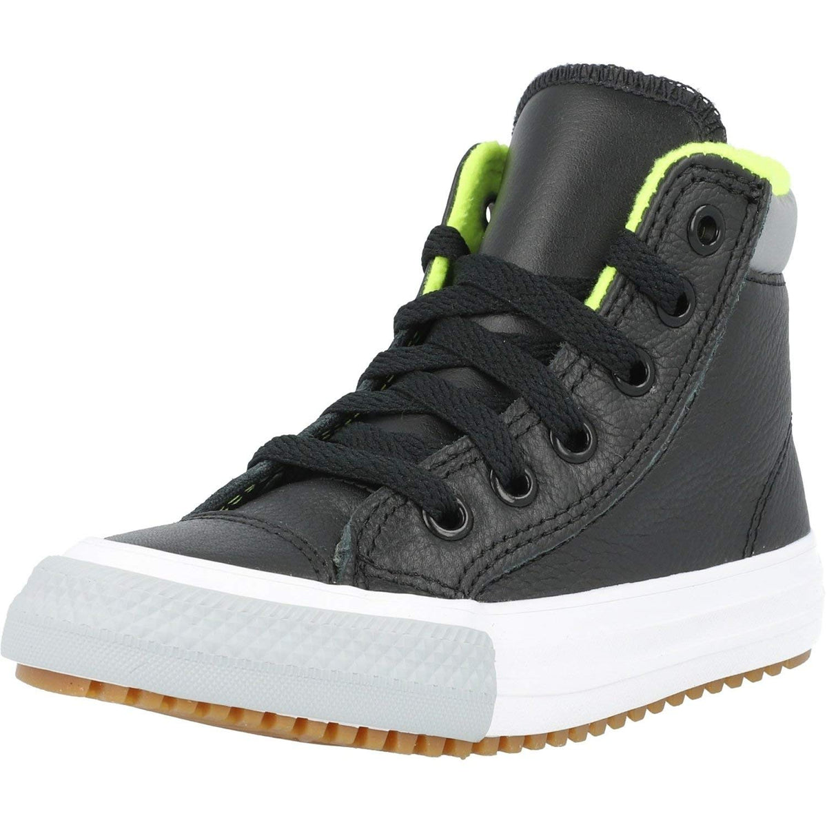 Converse Chuck Taylor All Star PC Boot Hi Utility Leather Black/Ash Stone Leather 6 US Junior