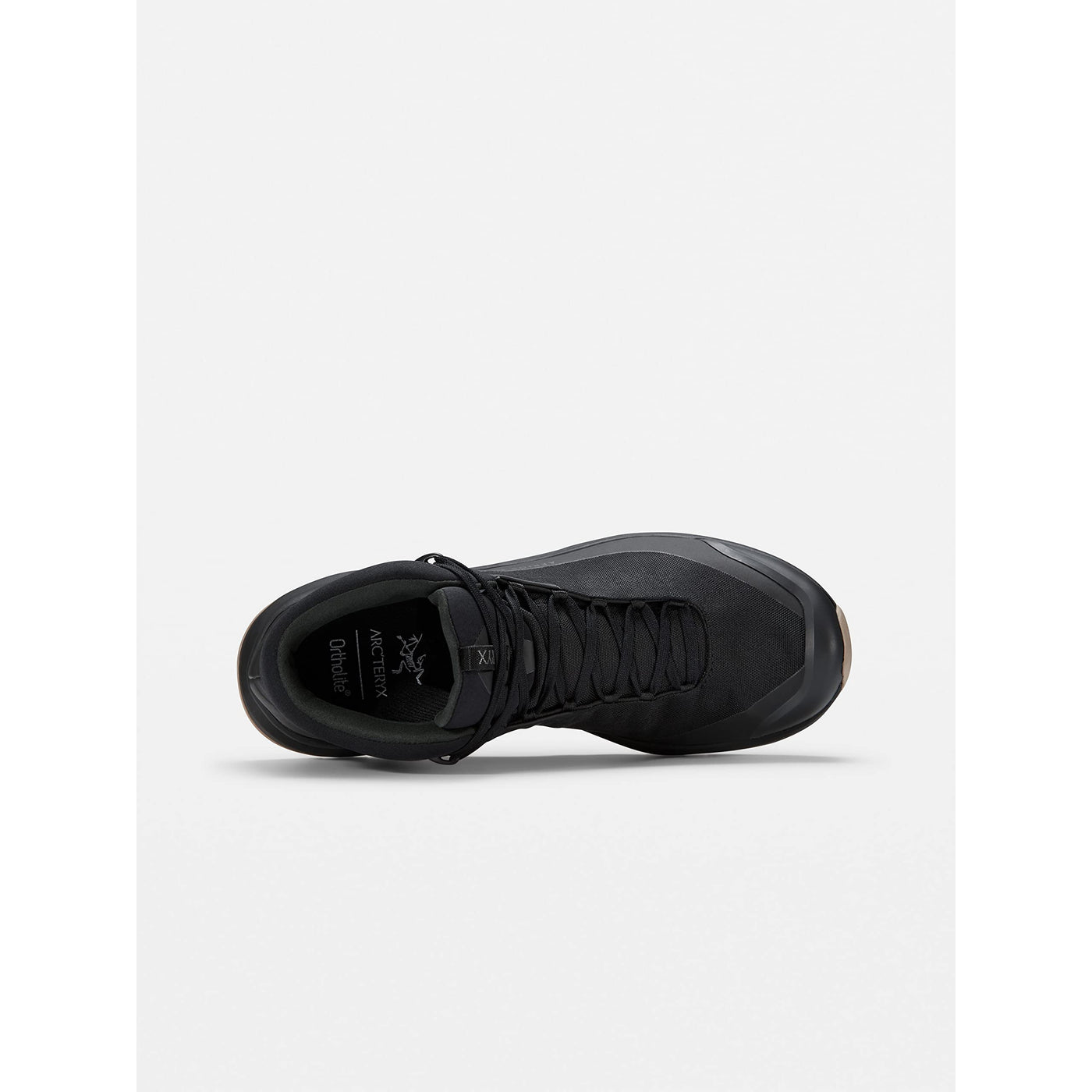 Arc'teryx Aerios FL Mid GTX Boot Women's | Fast and Light Agile Supportive Hiking Footwear | Black/Fallow, 9.5