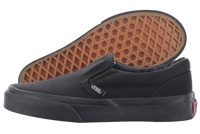Vans Boys' Classic Slip-On Black/Black 1.5
