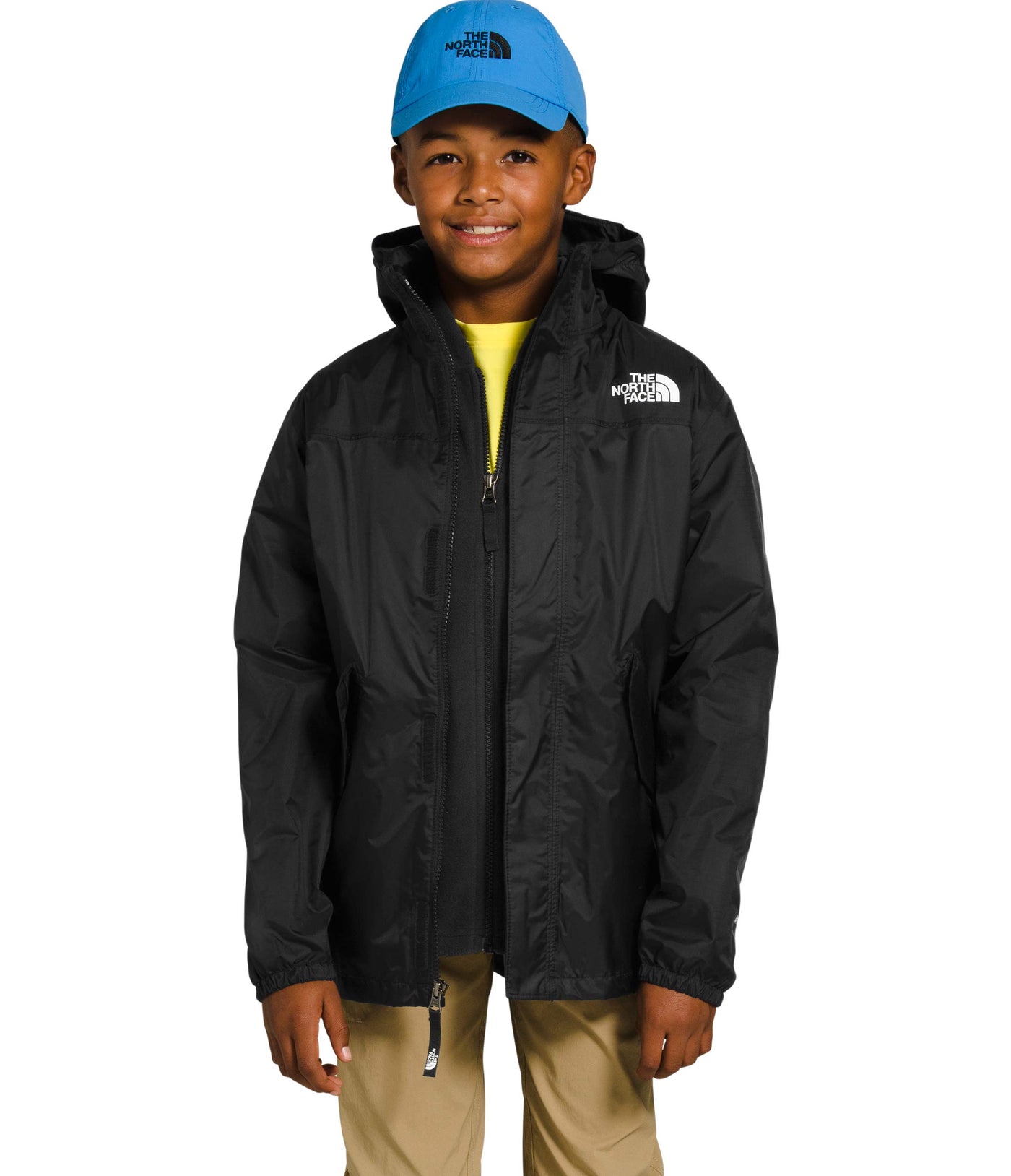 THE NORTH FACE Kids Boy's Stormy Rain Triclimate (Little Kids/Big Kids) Tnf Black XL (18-20 Big Kids)