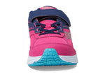 Saucony Cohesion 14 Alternative Closure Sneaker, Pink/Navy, 3 US Unisex Big Kid