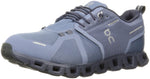 On Men's Cloud 5 Waterproof Sneakers, Metal/Navy, Blue, 7 Medium US