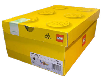 adidas x Lego Sport Juniors Grade School Big Kids Limited Collector Edition Collab Shoes (EQT Yellow/Core Black/Red, Numeric_1)