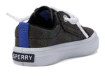 Sperry Kids Footwear Crest Vibe Jr Sneaker, Black, 10 US Unisex Little Kid