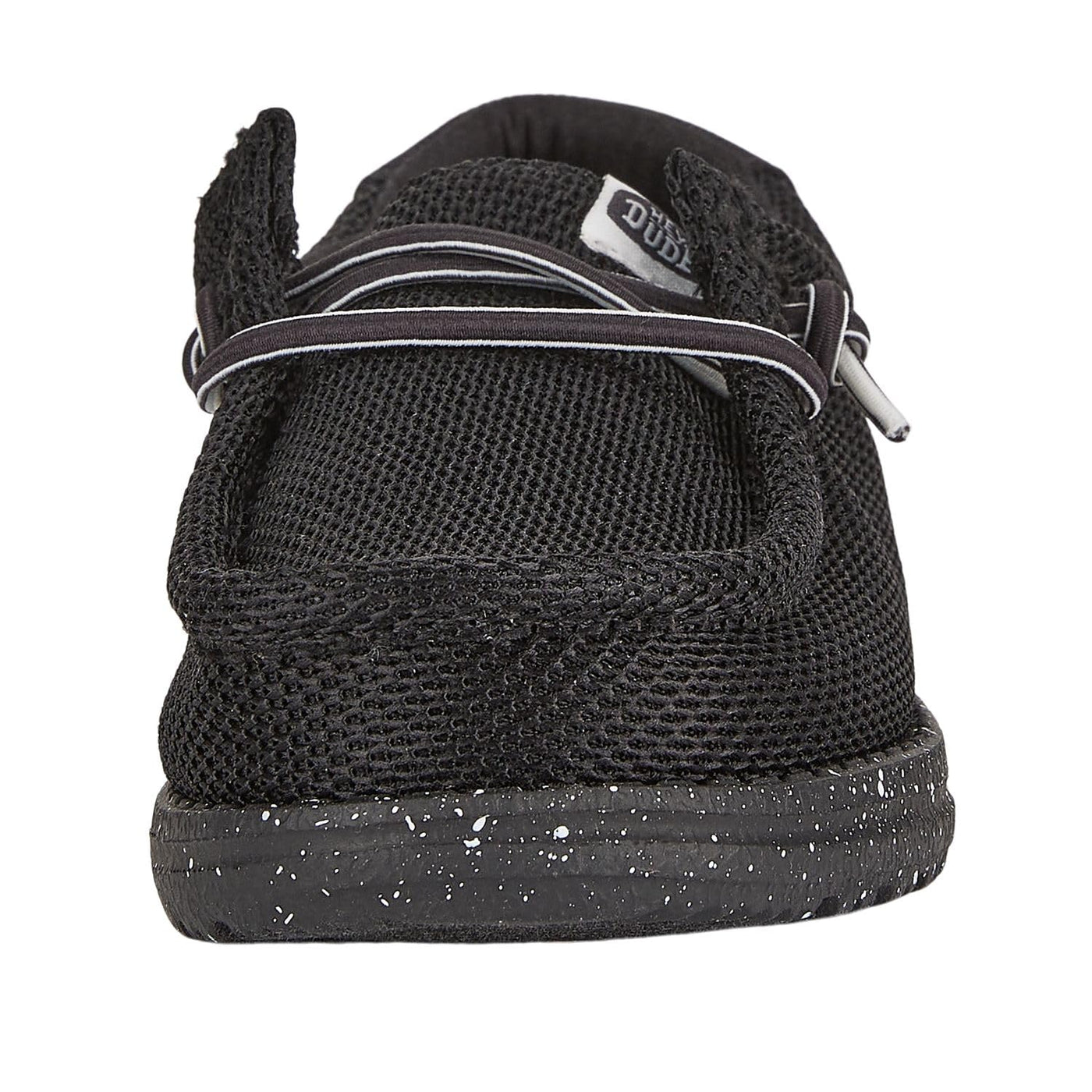 Hey Dude Boy's Wally Heathered Mesh Black Size 6 | Toddler's Shoes | Toddler Slip-on Loafers | Comfortable & Light-Weight