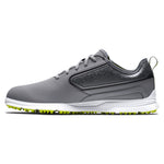 FootJoy Men's Superlites XP Golf Shoe, Grey/Lime, 11
