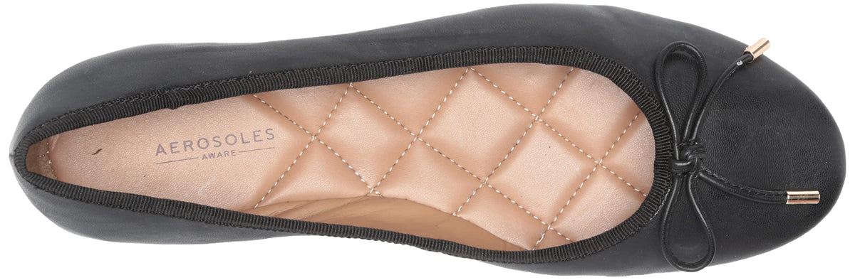 Aerosoles Women's Crystal Ballet Flat 9 Black