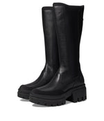 Timberland Women's Everleigh Tall Boot, Black Full Grain, 8.5