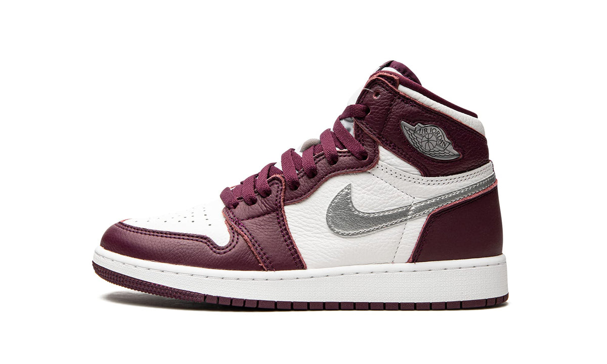 Jordan Youth Air 1 Retro High OG GS 575441 611 Bordeaux - Size 6.5Y
