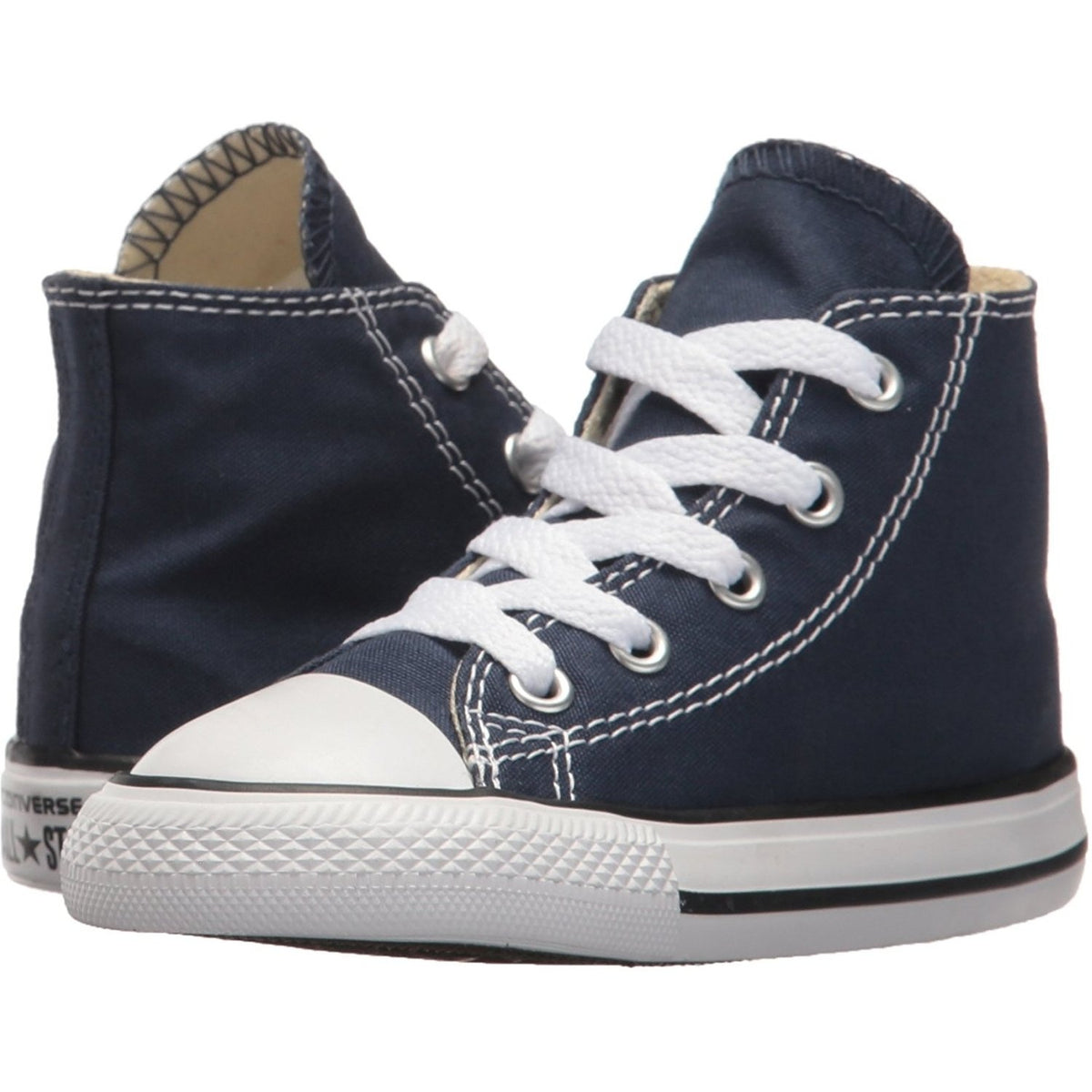 Converse Unisex Child Infant Chuck Taylor All Star Hi Top - Navy - 8 INFT