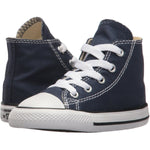 Converse Unisex Child Infant Chuck Taylor All Star Hi Top - Navy - 8 INFT