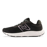 New Balance Women's 520 V8 Running Shoe, Black/White, 8.5 Wide