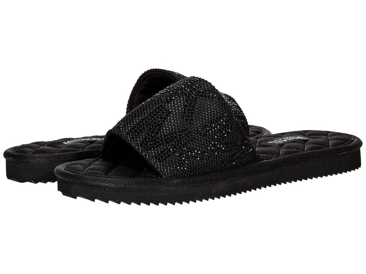 Michael Kors Janis Slide Black 8 M