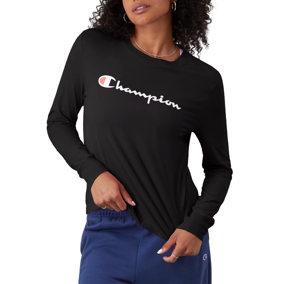 Champion Women's T-Shirt, black, Small