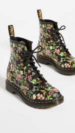 Dr. Martens 1460 Bloom Black Bloom Backhand UK 6 (US Women's 8) M