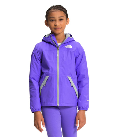 THE NORTH FACE Girls' Warm Storm Waterproof Rain Jacket, Sweet Violet, X-Large