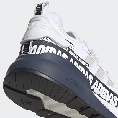 adidas mens ZX 2K Boost Shoes, White-grey-collegiate Navy, 9