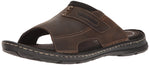 Rockport Men's Darwyn Slide 2 Sandal, Brown II Leather, 12 W US