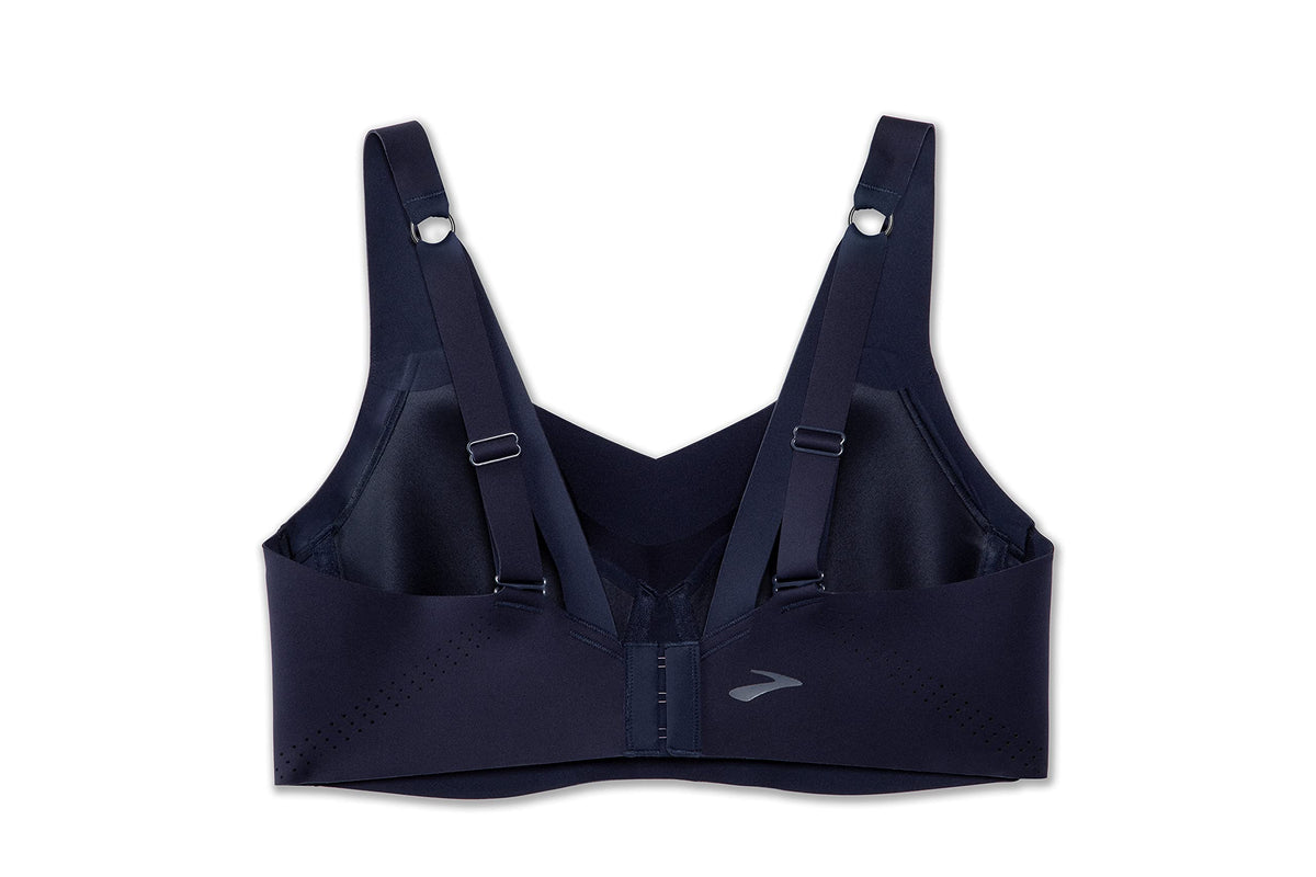 Brooks Women's Underwire Sports Bra for High Impact Running, Workouts & Sports with Maximum Support - Navy - 36 C