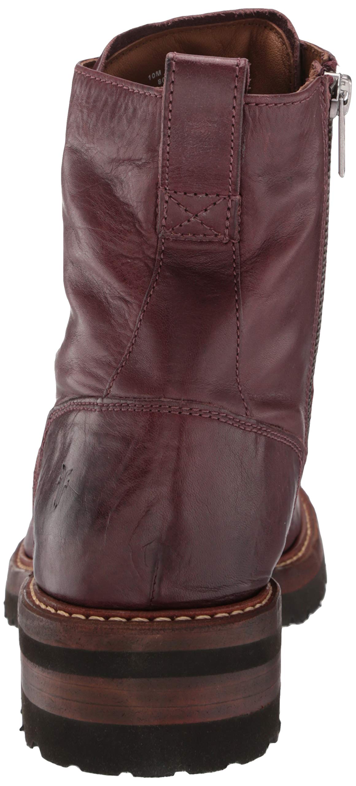 Frye Women's Ella Moto Lace Ankle Boot 7.5 Oxblood