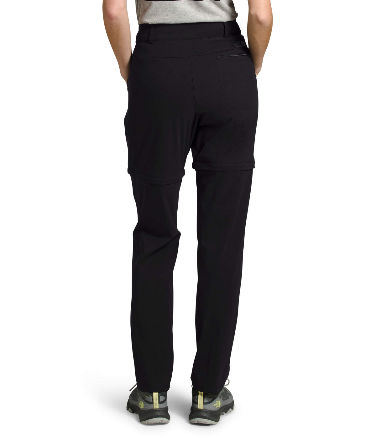 THE NORTH FACE Women's Paramount Convertible Mid-Rise Pant, TNF Black, 10 Regular