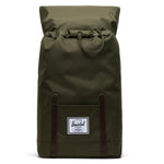 Herschel Retreat Backpack, Ivy Green/Chicory Coffee, Classic 19.5L