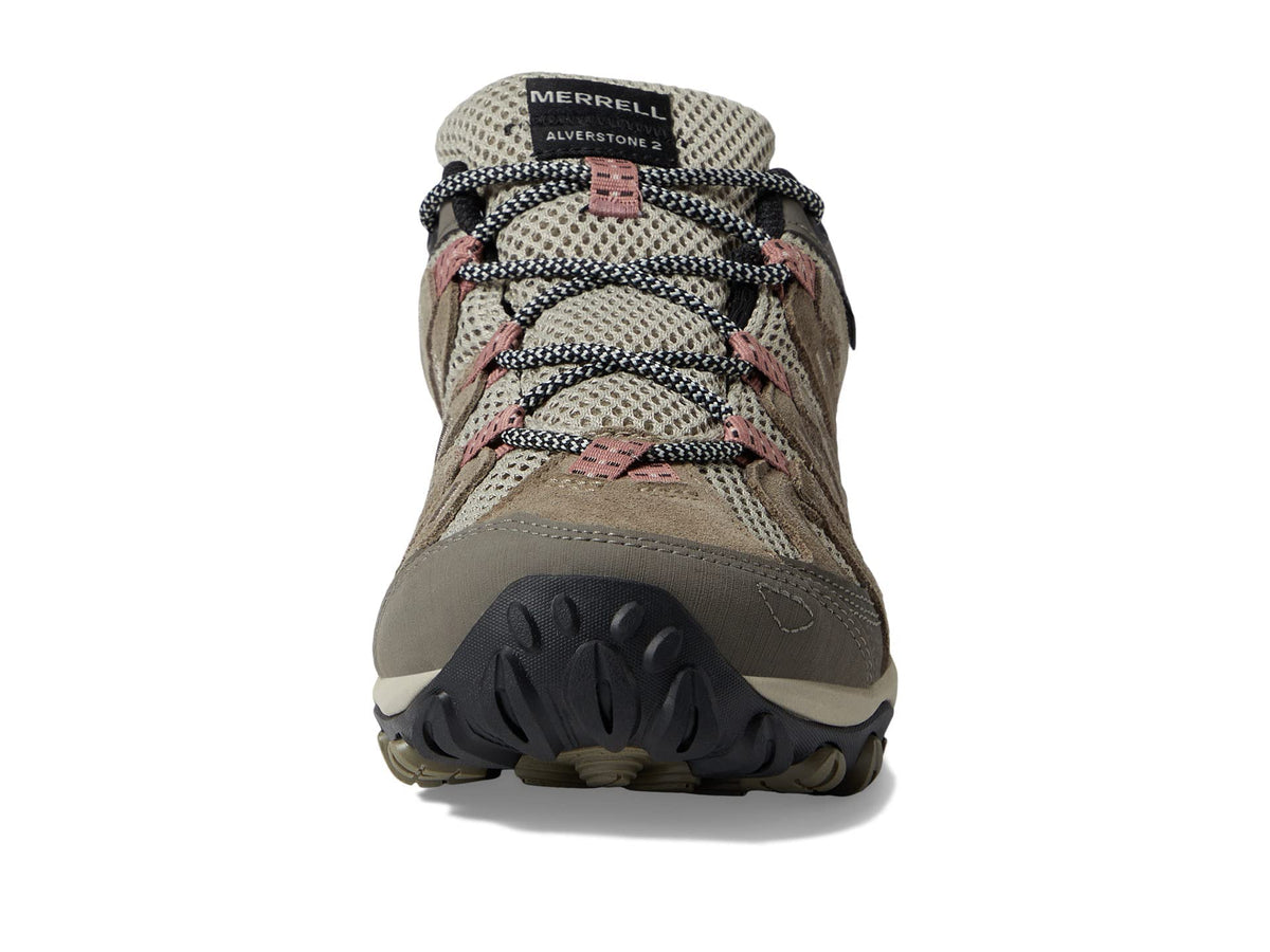 Merrell Women's Alverstone 2 Waterproof Hiking Shoe, Aluminum, 6.5 Wide