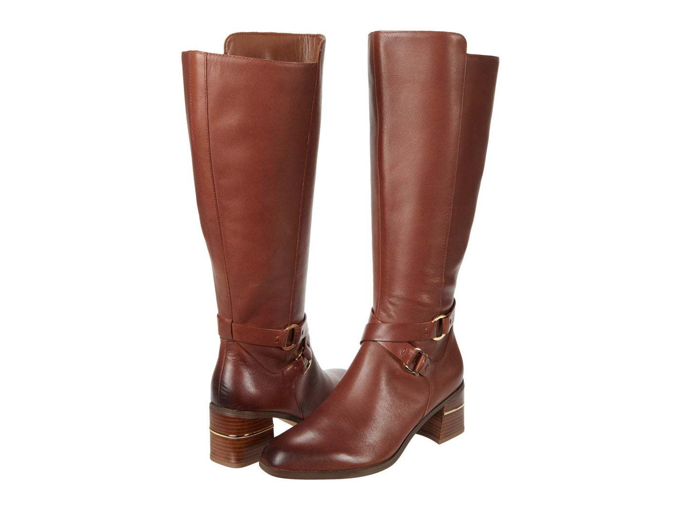 Naturalizer Shore Wide Shaft Lodge Brown Leather 6 M (B)