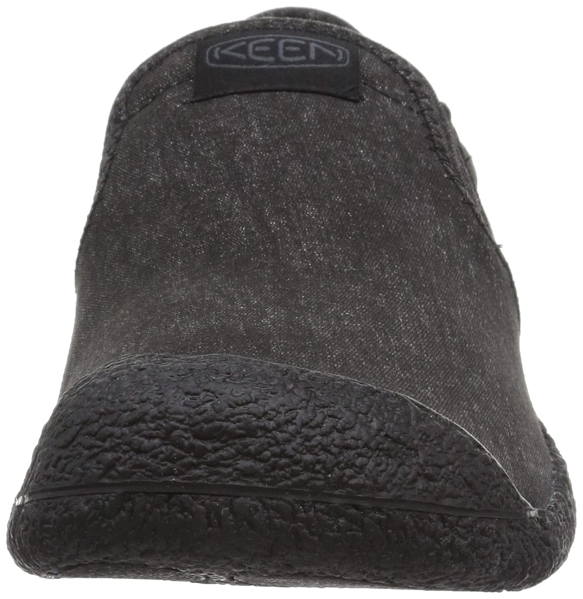 KEEN Men's Howser Canvas Low Height Casual Comfy Durable Slip on Slipper 11 Black/Black